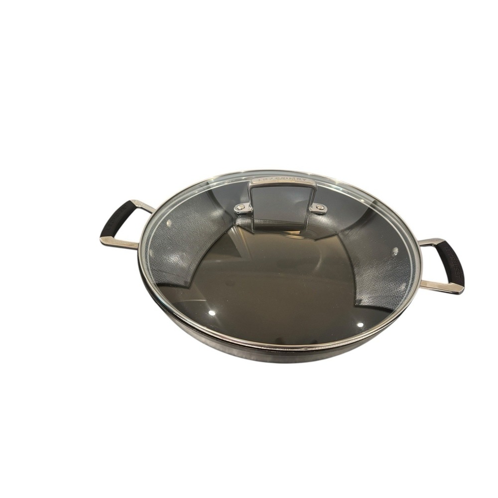 Le Creuset 12" 30cm Nonstick Saute Pan w/ Lid 3.7L Double Handle EUC